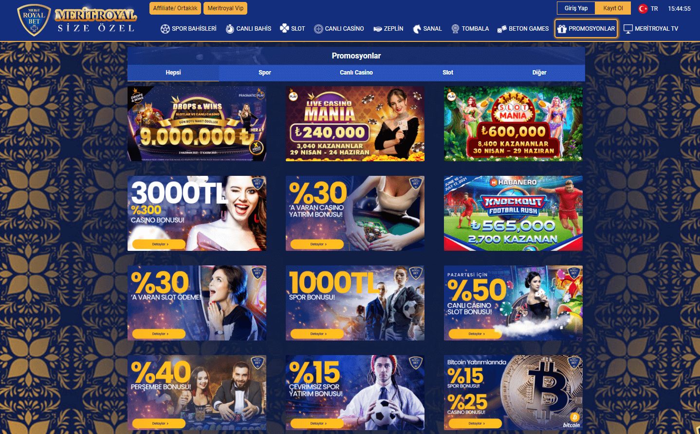 Royal Merit Bet Bonus