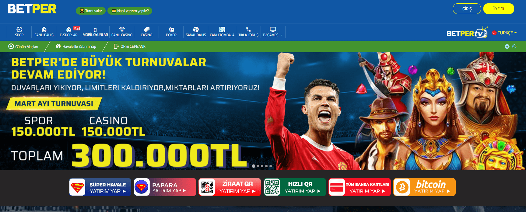 Betper Yeni Giriş