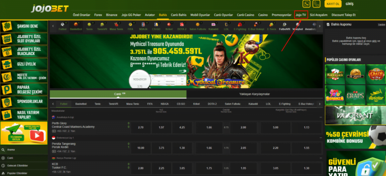 Jojobet - Jojobet Giri\u015f Yap - Jojobet Ma\u00e7 \u0130zle - Jojobet Tv