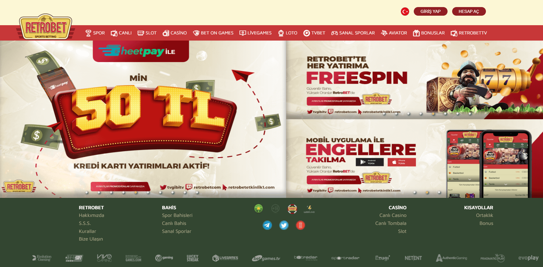Retrobet Yeni Giriş